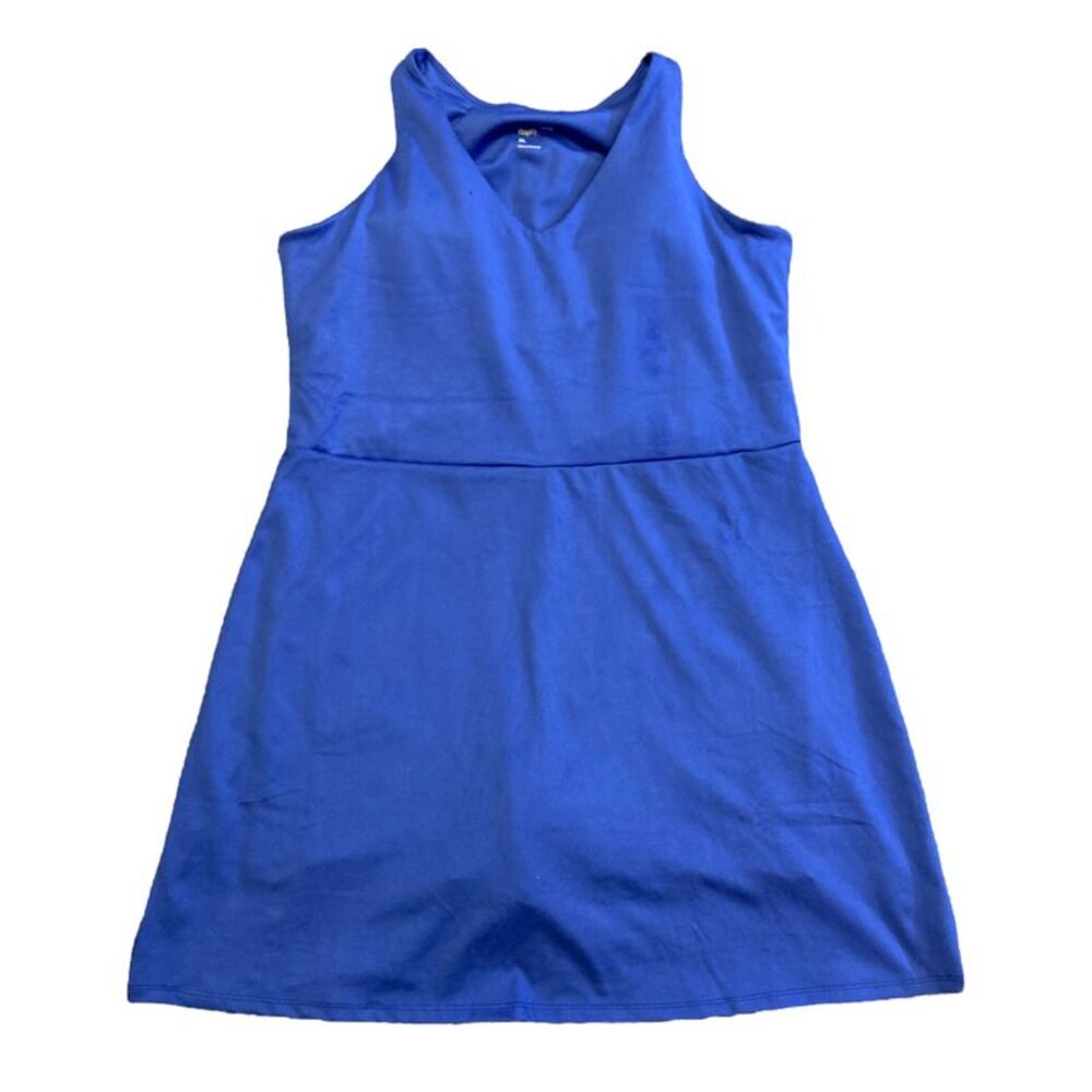 GAPFit Women's Moisture Wicking Shelf Bra Active Tank Dress - Deep Ultramarine